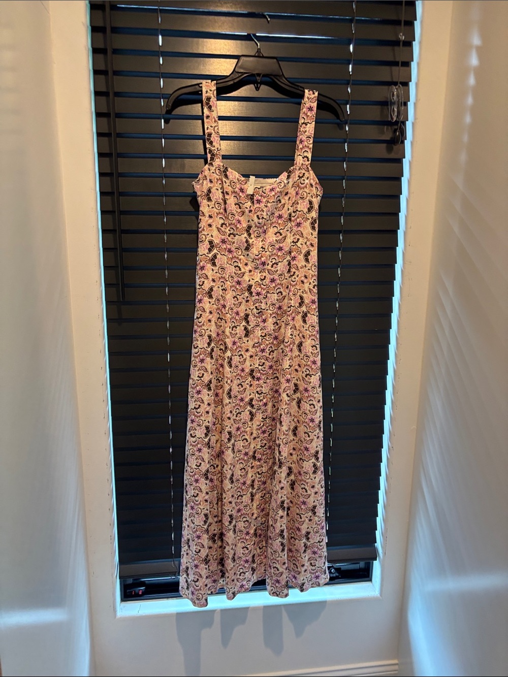 Z Supply by Evereve Lavender Floral Maxi Dress